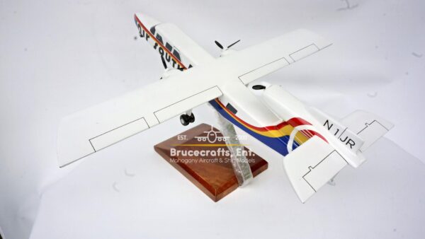 Model of Britten-Norman Trislander Air South with detailed craftsmanship.